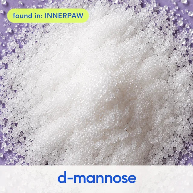 D-Mannose, found in InnerPaw Daily Drop